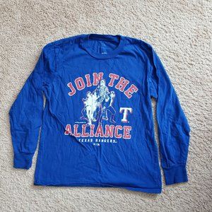 Boys Texas Rangers Baseball Long Sleeve T-shirt